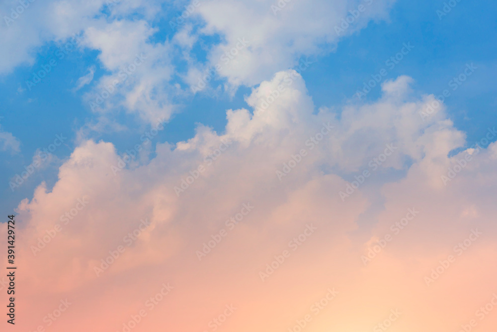 Obraz premium blue sky with clouds background