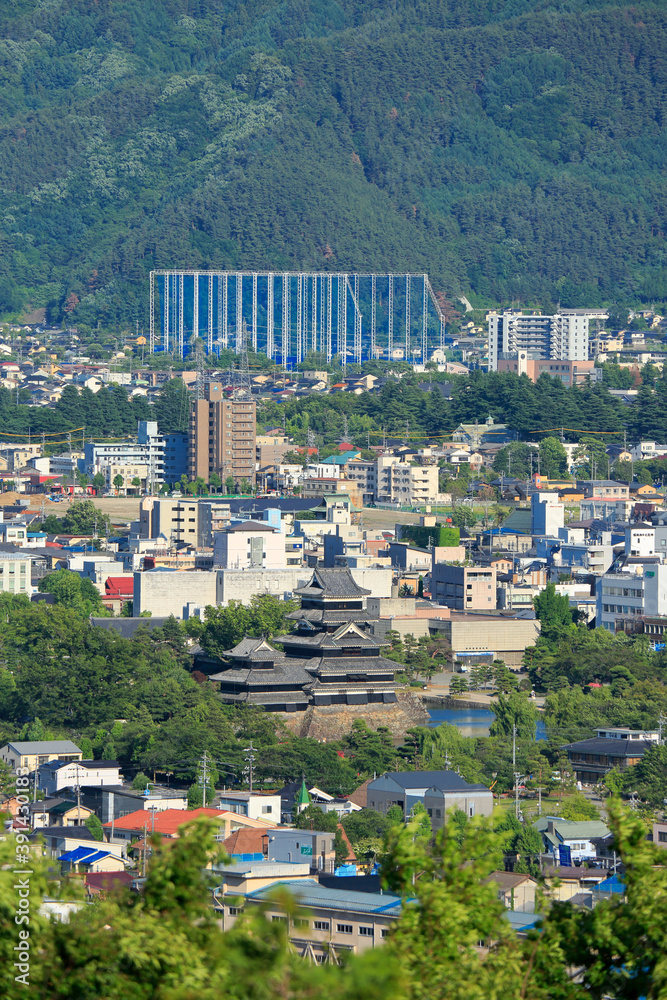 Fototapeta premium 松本市街 松本城