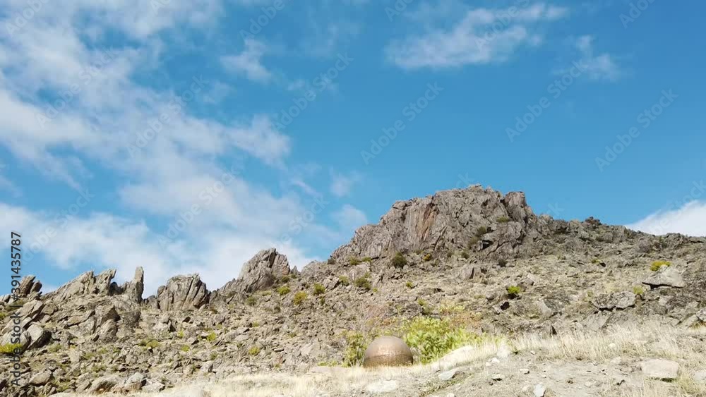 Time Lapse of Clouds Above a Hill Time Lapse of Clouds Above a Hill
