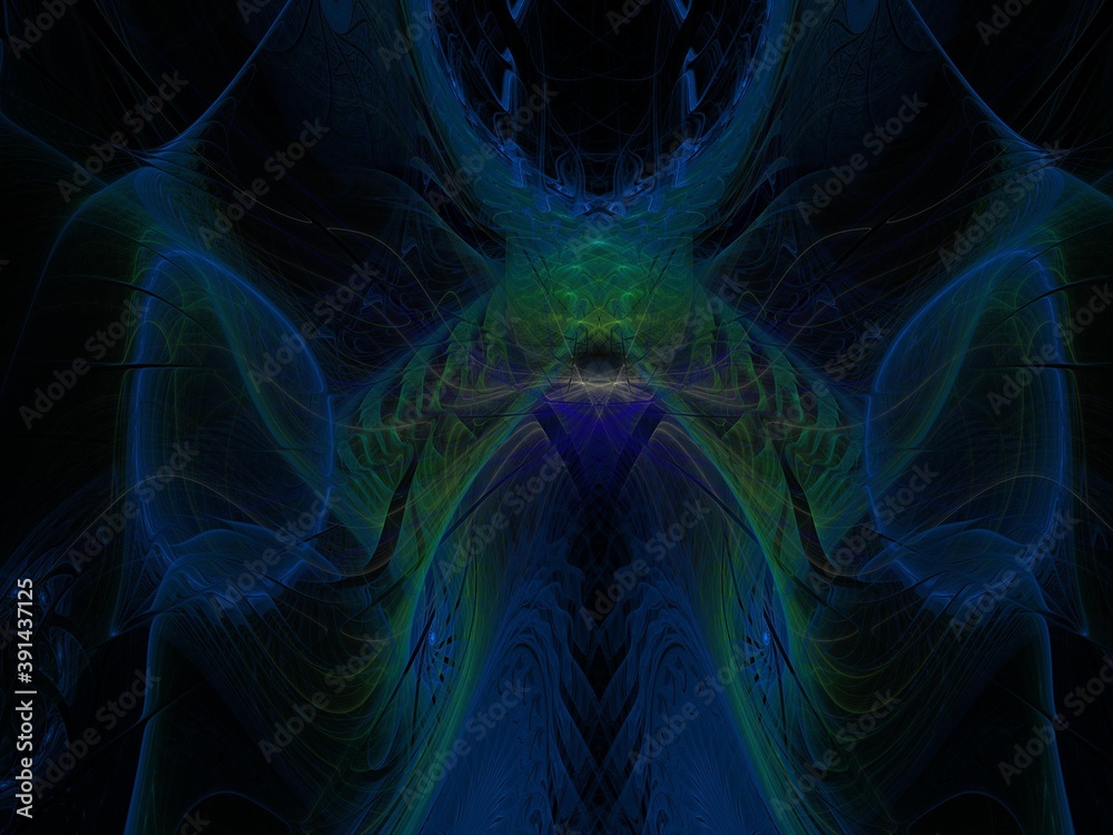 Imaginatory fractal background Image