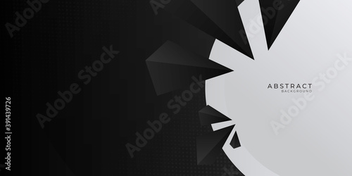 Black abstract background. Vector illustration design for presentation  banner  cover  web  flyer  card  poster  wallpaper  texture  slide  magazine