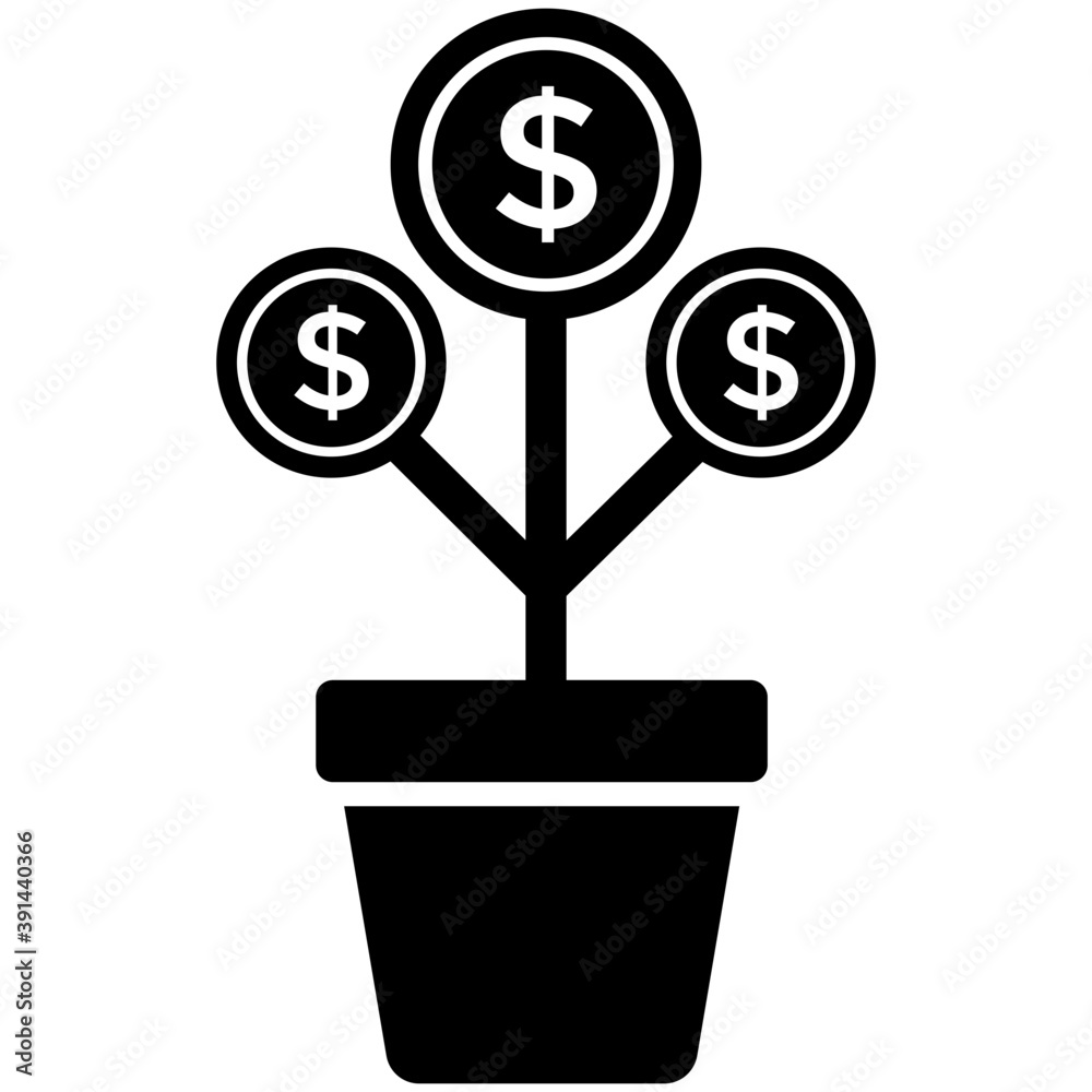 A pot with finance symbols, symbolising concept of financial growth
A pot with finance symbols, symbolising concept of financial growth