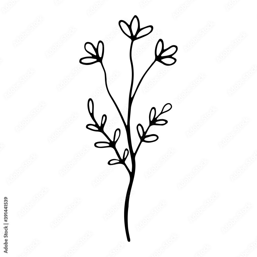 Cover Highlight Icon. Floral sketch. Social media story floral element Cover Highlight Icon. Floral sketch. Social media story floral element