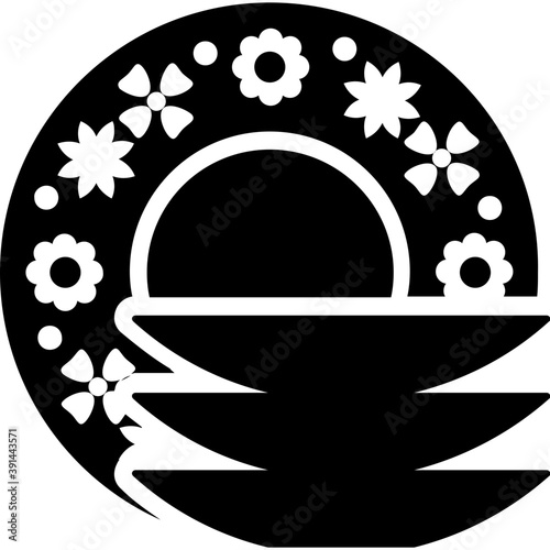 
An artistic style plates 
