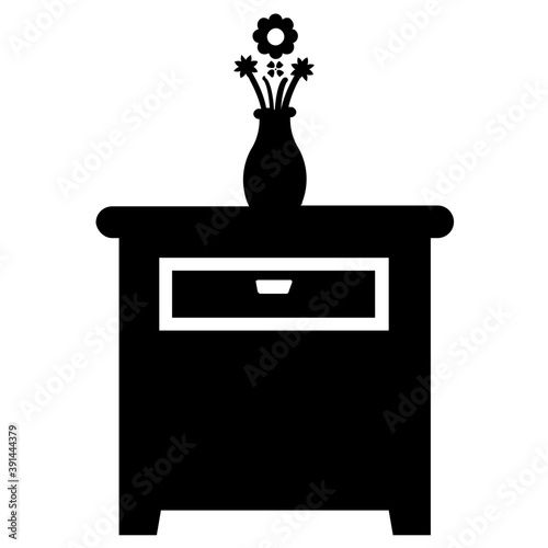 
A drawer chester with decoration piece
