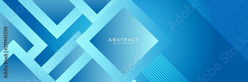 Blue banner background