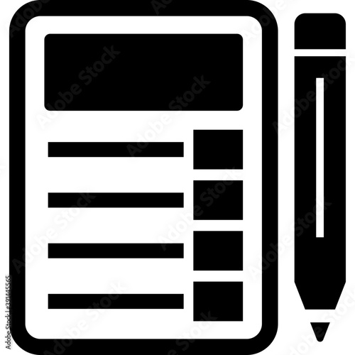 A legal document with pen