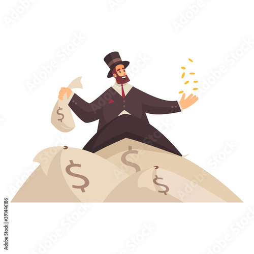 Rich Gentleman Money Composition