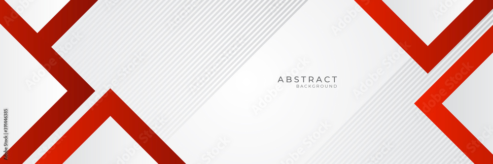 Modern red white abstract banner background. Vector illustration design for  presentation, banner, cover, web, flyer, card, poster, wallpaper, texture,  slide, magazine Stock Vector | Adobe Stock