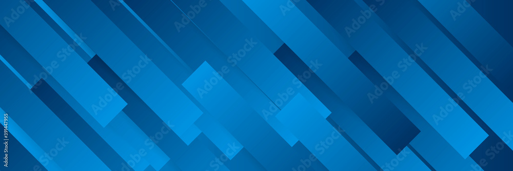 Blue stripes abstract background. Blue stripes vector banner template for social media, web sites. Rectangle shapes Blue stripes abstract background. Blue stripes vector banner template for social media, web sites. Rectangle shapes
