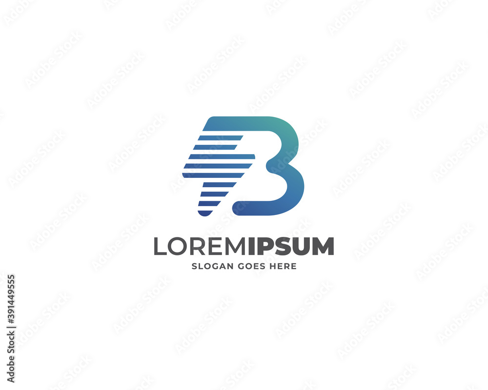 B lightning logo template. Creative power energy logo design B lightning logo template. Creative power energy logo design
