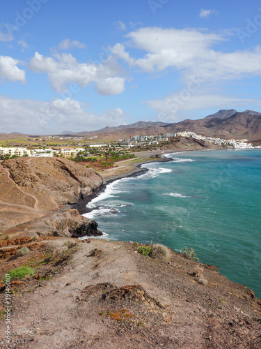 Vertical shot of Las Playitas landscape located in Spain photo