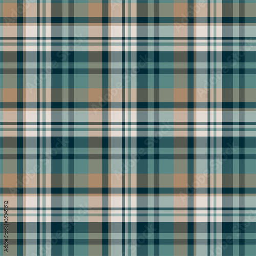 Wallpaper Mural Plaid seamless pattern. Vector background of textile ornament. F Torontodigital.ca
