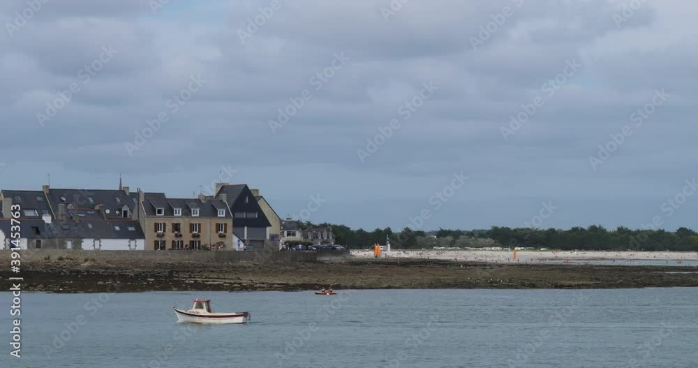 Ile Tudy From Loctudy, Finistere department, Brittany, France Ile Tudy From Loctudy, Finistere department, Brittany, France
