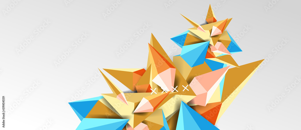 3d low poly abstract shape background vector illustration 3d low poly abstract shape background vector illustration
