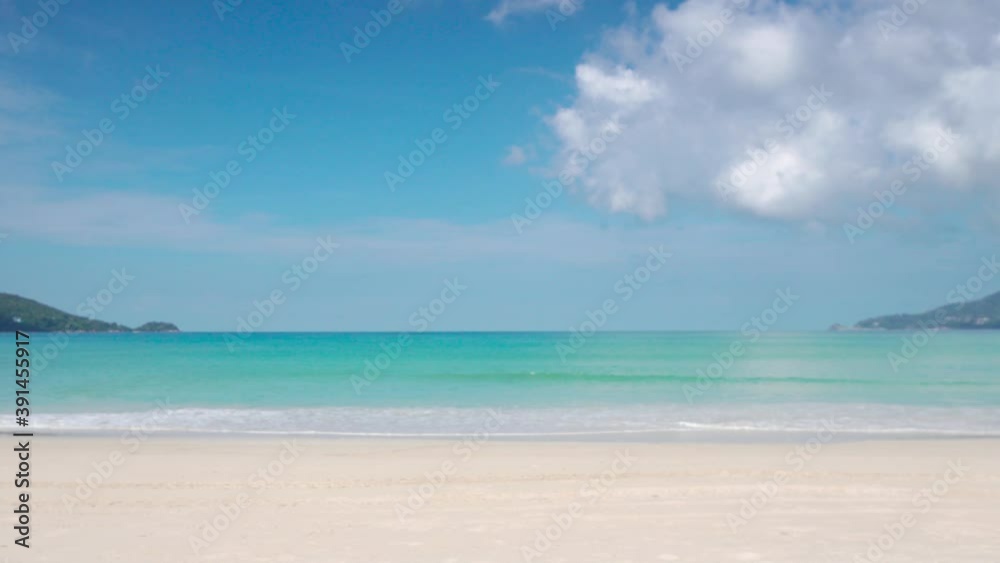 Nature video Phuket beach sea. Scene of landscape views beach sea sand in summer day, beach sea space area. At Karon beach, Phuket, Thailand. On November 10th, 2020. 4K. UHD Video clip. Nature video Phuket beach sea. Scene of landscape views beach sea sand in summer day, beach sea space area. At Karon beach, Phuket, Thailand. On November 10th, 2020. 4K. UHD Video clip.
