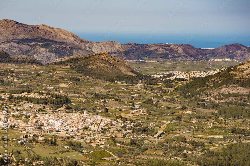 Spanish mountains landscape