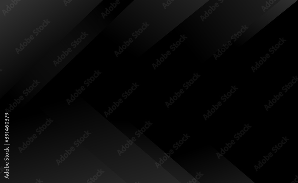 Black abstract geometric triangle layer style minimal luxury concept background vector illustration.