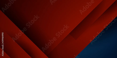 Abstract rectangle pattern luxury dark blue with red 