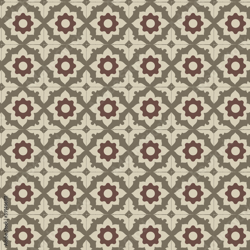 vintage pattern background, old tiles