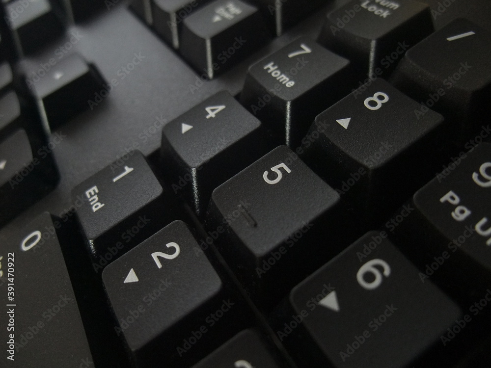 黒いキーボード 黒いキーボード