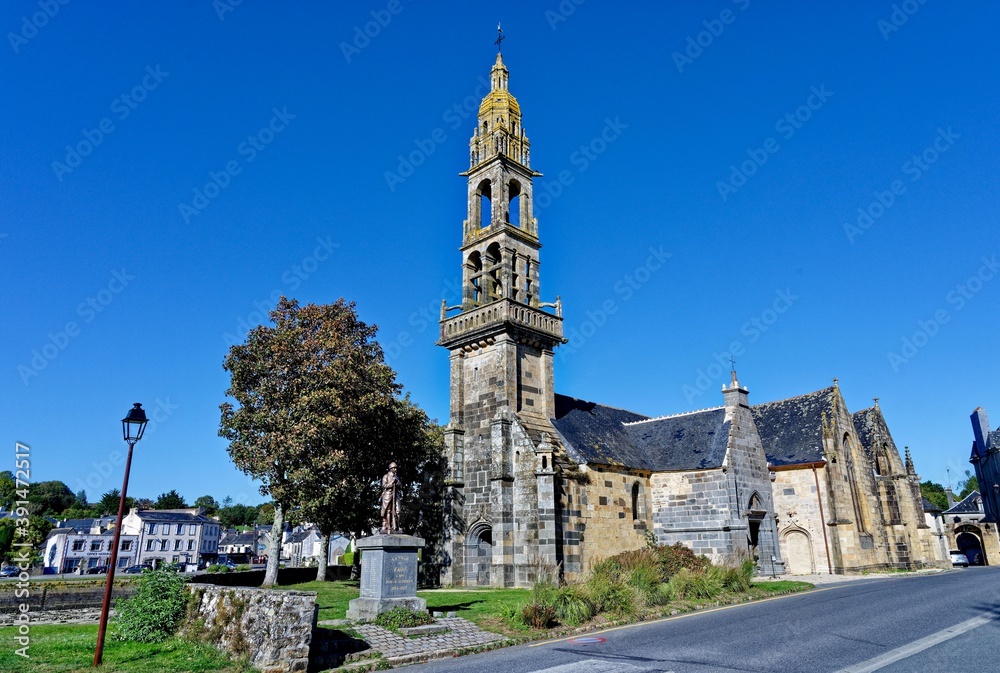 Eglise Saint-Sauveur,  Le Faou, Finistère, Bretagne, France
