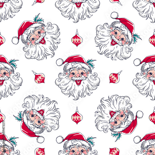 Christmas holiday seamless pattern 1