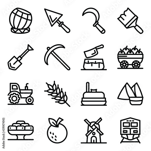 
Pakistani Culture Icons in Trendy Style Pack 
