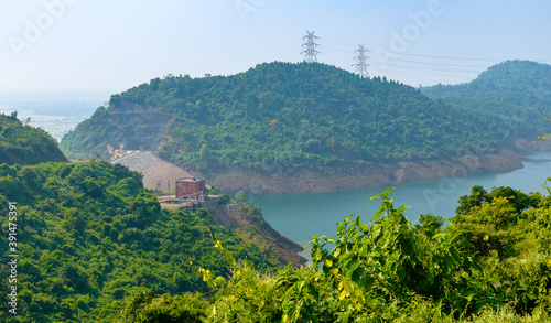 Panoramic View of Upper Dam at Ajodhya Hills, Purulia. photo