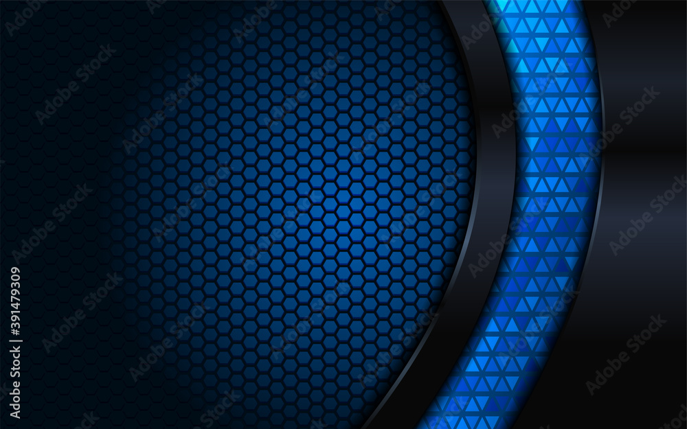 Abstract blue technology modern background design Stock Vector Adobe