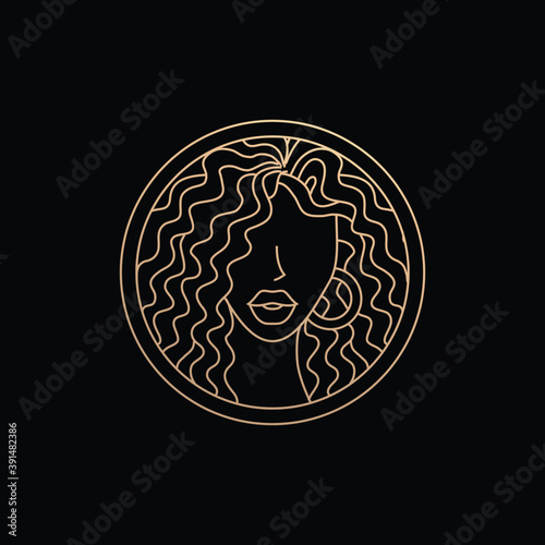 Hair beauty, sisterlock logo for beauty parlour, beauty salon, hair dresser