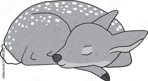 Reh Rehkitz Comic Illustration