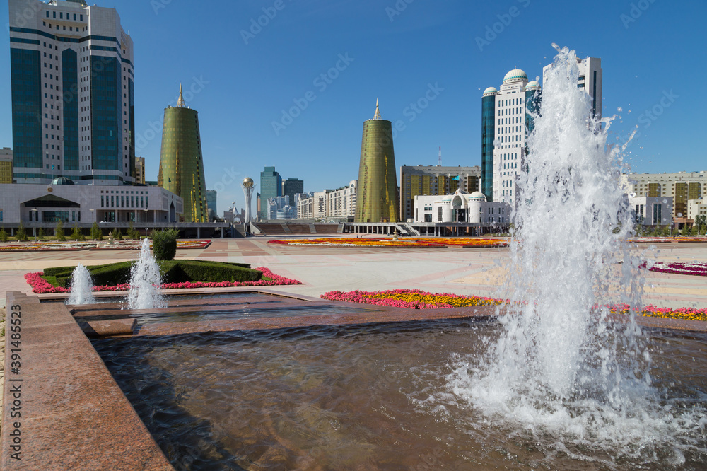 Fototapeta premium View of Baiterek Tower