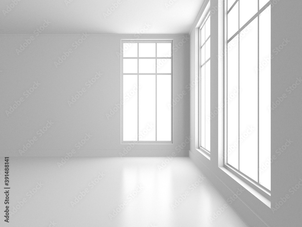 White Modern Background. Abstract Empty Room White Modern Background. Abstract Empty Room