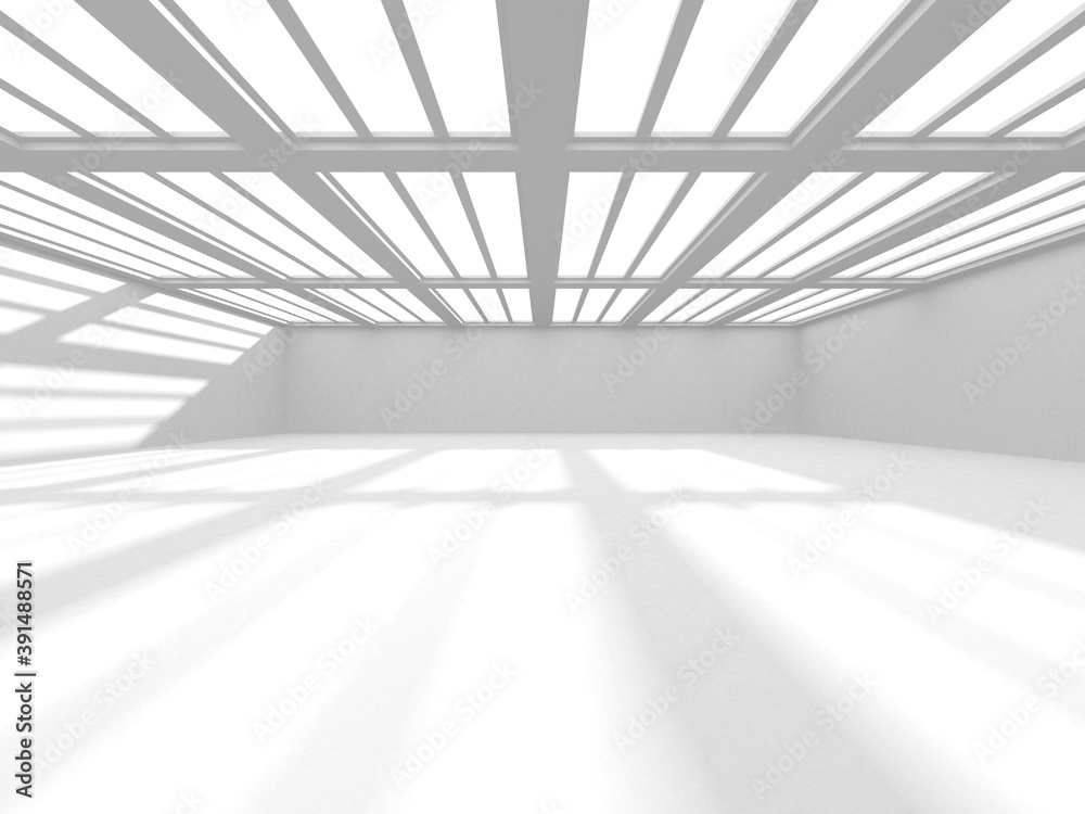 White Modern Background. Abstract Building Concept