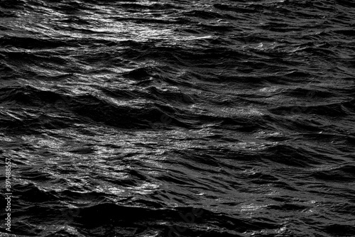 Dark Sea Water Surface background.