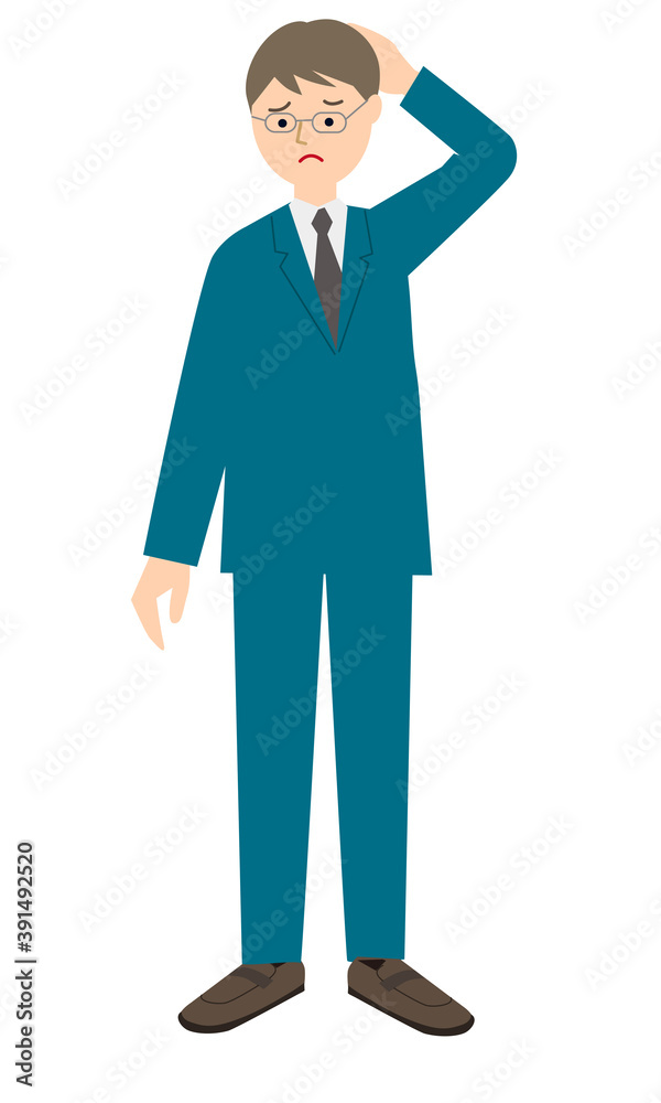 business man vector illust