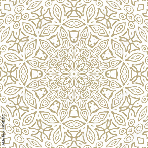 Oriental Seamless Vector Pattern - Repeating ornament for textile, wraping paper, fashion etc.