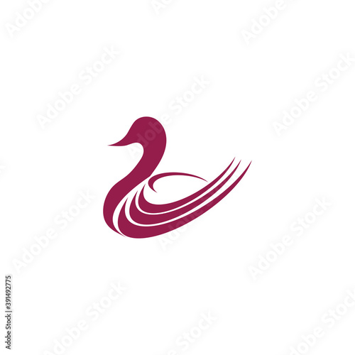 goose icon. flat illustration isolated sign symbol © evandri237@gmail