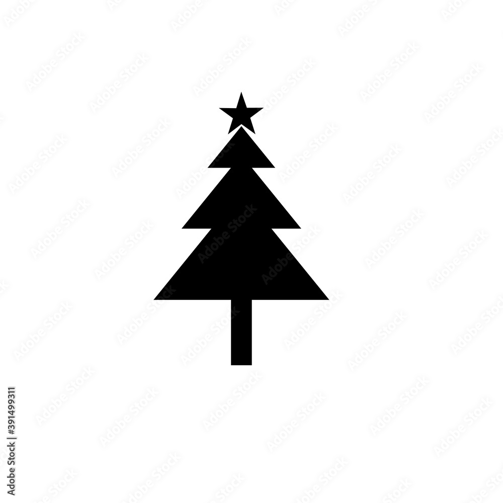 Christmas tree greeting card background Christmas tree greeting card background