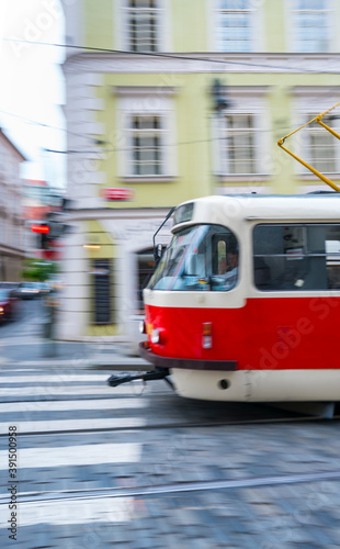 Tram, Prague, Czech Republic, Europe
