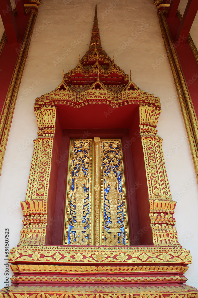 buddhist temple (wat ho phra keo) in vientiane (laos)