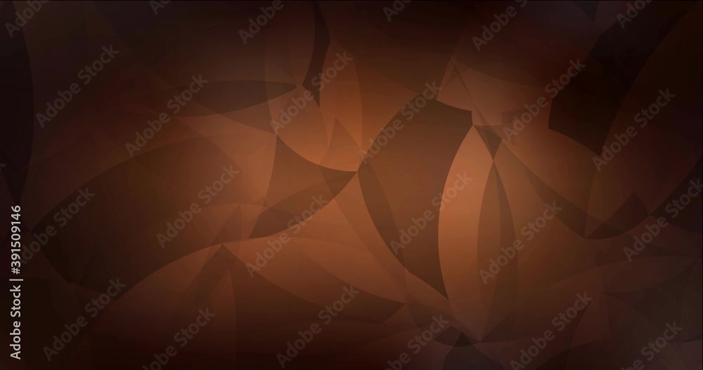 4K looping dark brown animation with random forms. High-tech clip in abstract style with random forms. Clip for business commercials. 4096 x 2160, 30 fps.