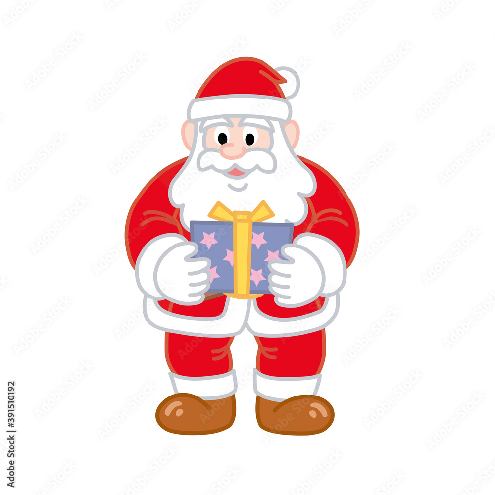 Obraz premium プレゼントを持ったサンタクロース