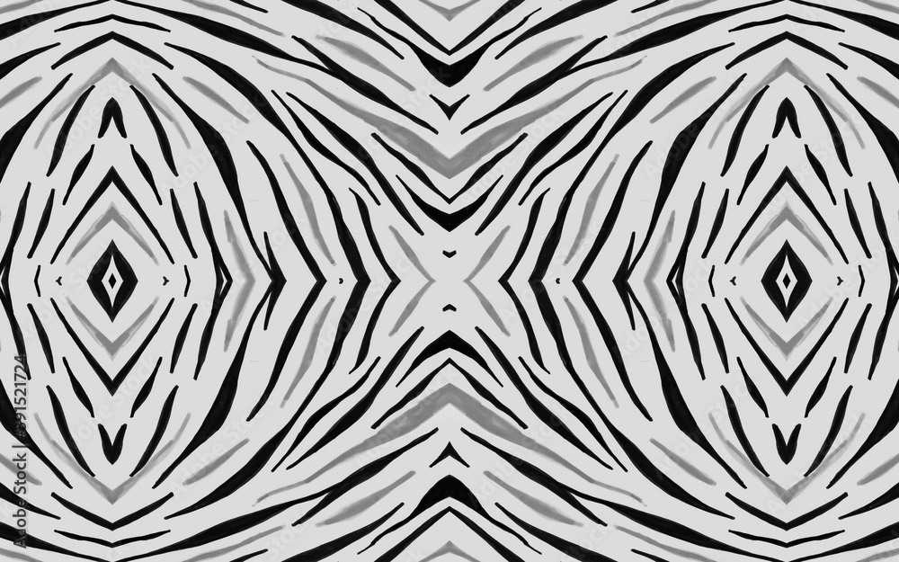 Seamless Zebra Stripes. Abstract African Design. Seamless Zebra Stripes. Abstract African Design.