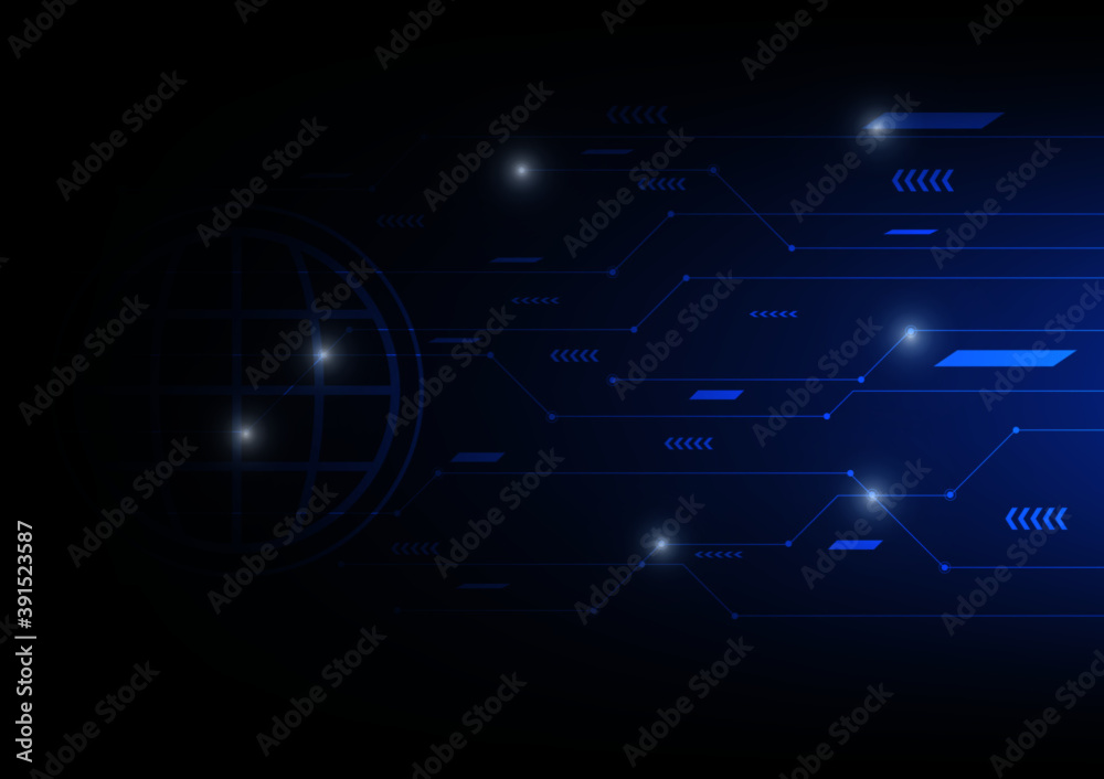 Fototapeta premium abstract technology background
