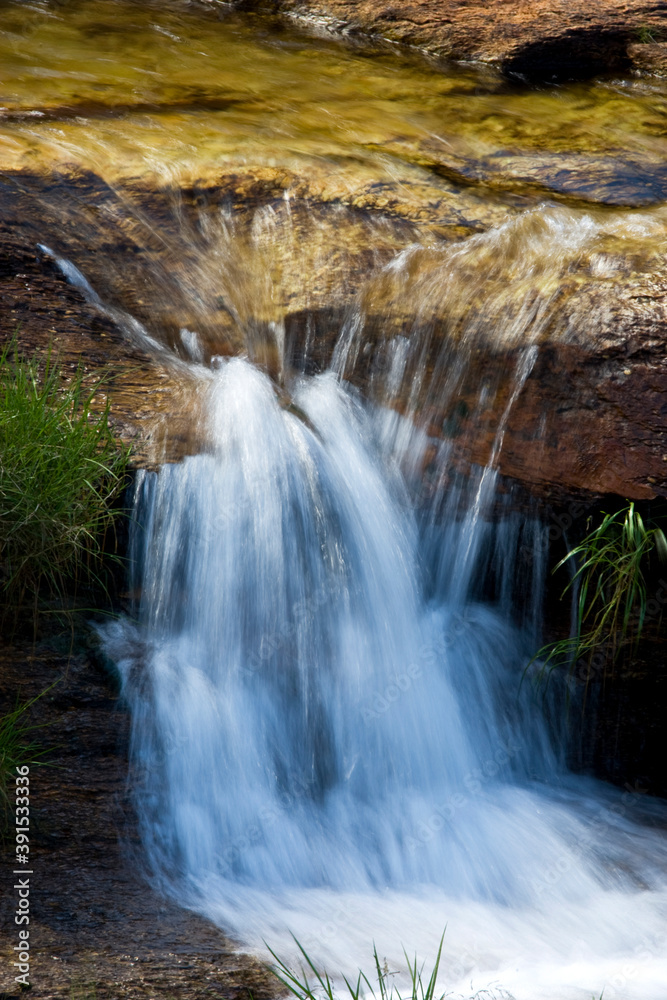 Fototapeta premium Waterfall, Serra de Canastra, Brazil