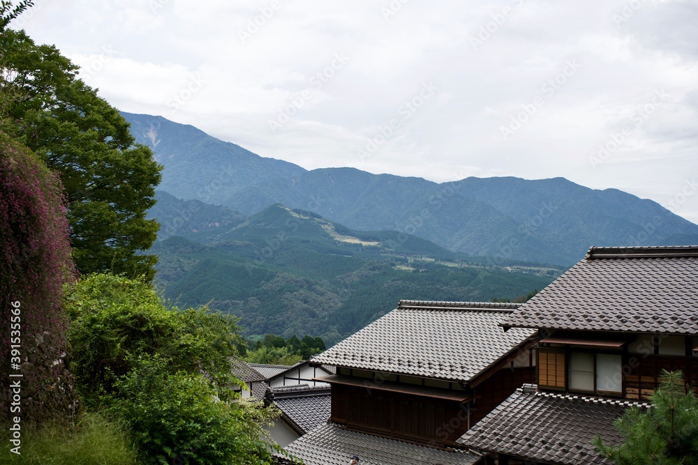 The village in the mountains at Gifu.