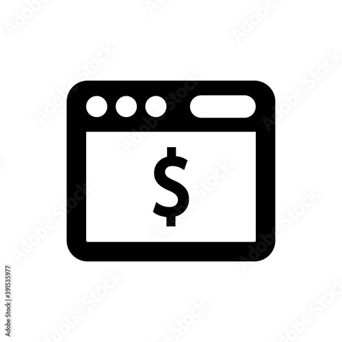 Online payment icon