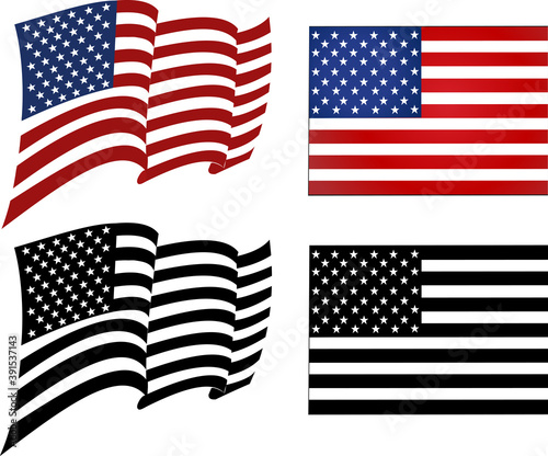 american flag set